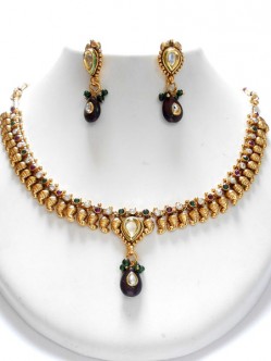 Polki Necklace Set